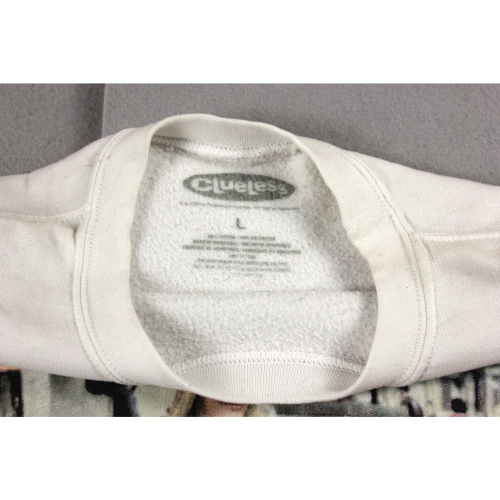 VTG Clueless Cher Horowitz "Shopping Is My‎ Cardio" Sweatshirt Women's Large - Picture 4 of 7
